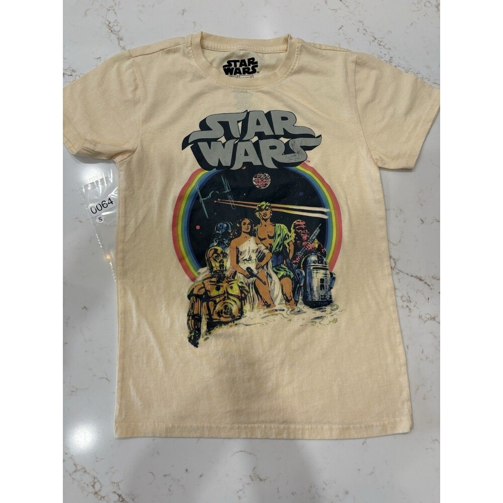 Star Wars Graphic T-Shirt Vintage Style Movie Tee Adult Small